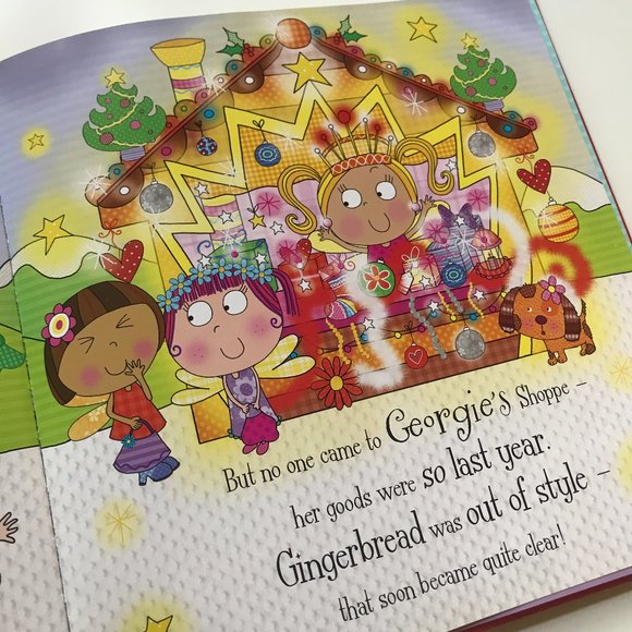 🛍️ 2 For $15 🛍️ Georgie the Gingerbread Fairy Story Book Hardcover - Picture 11 of 14